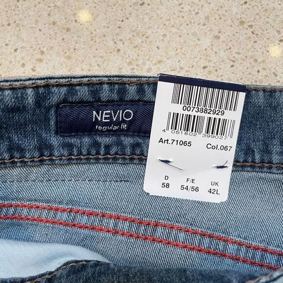 Atelier Gardeur Nevio Jeans Mens Size 42x34 Blue Regular Fit New - Picture 10 of 15